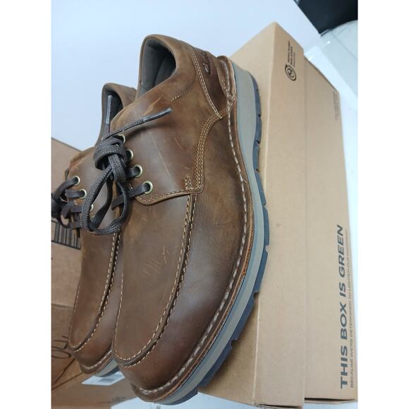 NEW W DEFECT Clarks Men\'s Gravelle Low Oxford, Tan Leather-SZ 9.5 main image 7